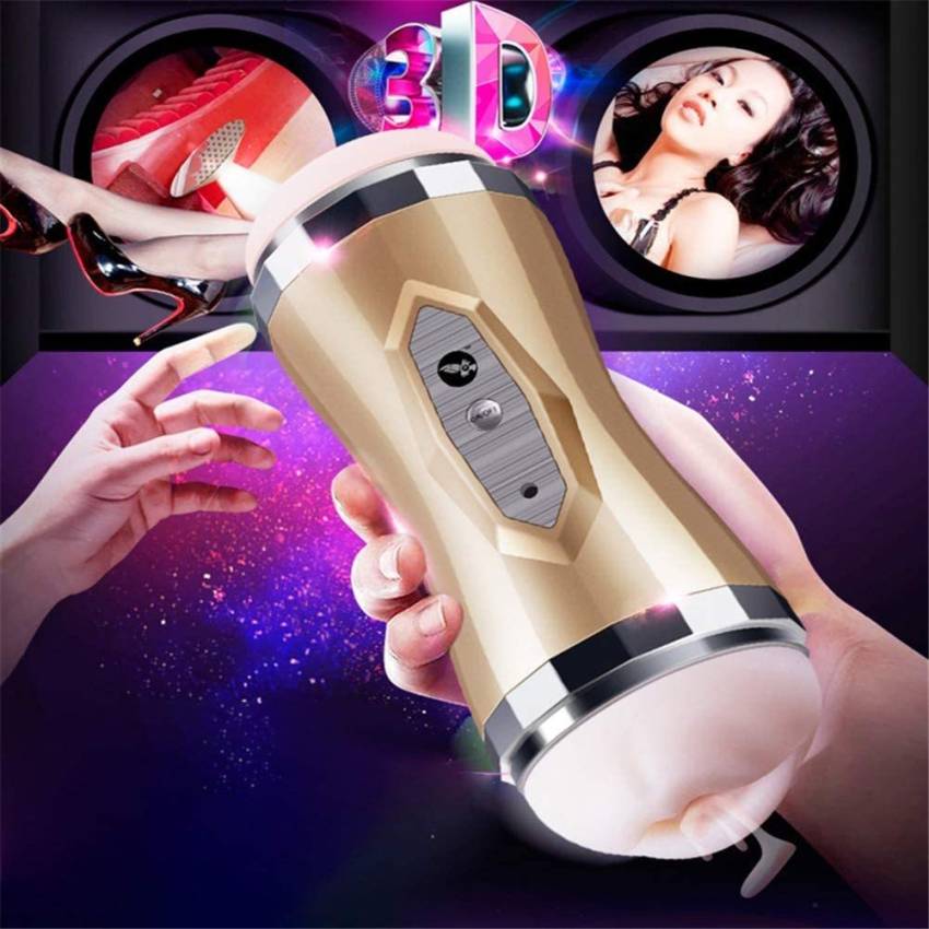 Automatic Male Masturbator Penis Pump, Male Sex Toys for Men Sex Toy Adult Toys Pocket Pussy Male Stroker Male Masturbators with 3 Pump & 7 Thrusting Rotating Vibrating Sucking Sex Games