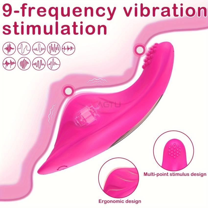 ALWUP Wireless Wearable Vibrator for Women, APP Remote Controlled, Rechargeable Lithium Battery 130mAh, Battery Powered, 9 Vibration Modes, with Portable Vibrating Massager for Adult Entertainment - Image 5