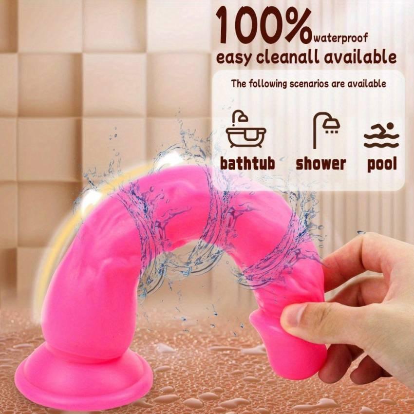 Multi-Pack TPE Realistic Jelly Dildos, Translucent, Non-Electric, Battery-Free, Strong Suction Cup Design, with Multiple Adoption Sites for Masturbation and Massage, for Adults, 6 Colors Available - Image 6