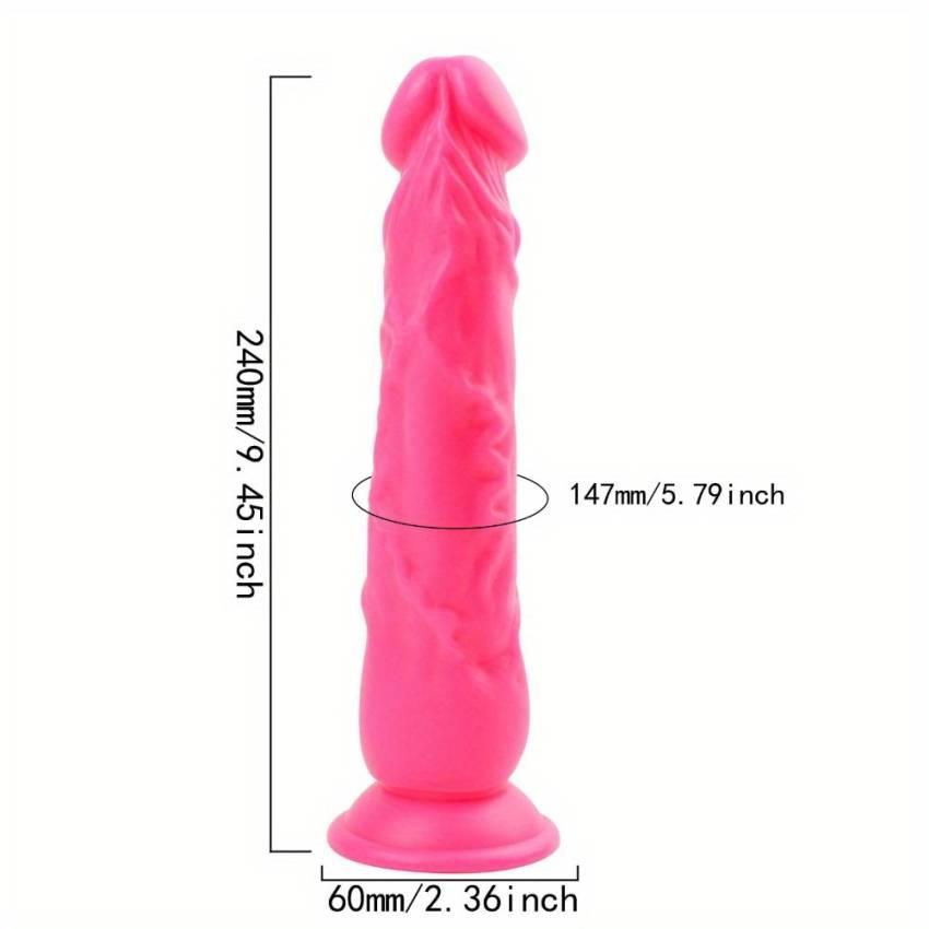 Multi-Pack TPE Realistic Jelly Dildos, Translucent, Non-Electric, Battery-Free, Strong Suction Cup Design, with Multiple Adoption Sites for Masturbation and Massage, for Adults, 6 Colors Available - Image 4