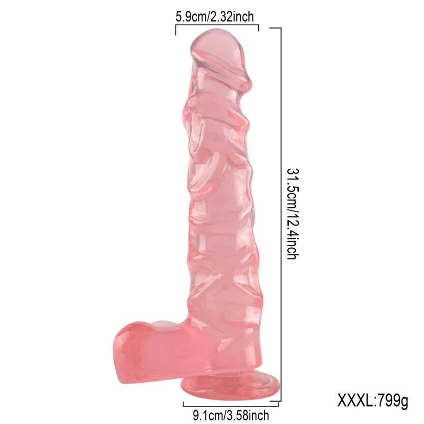 3 Sizes New Large Jelly Dildos with Huge Suction Cup Spiral Stripes G-spot Vaginal Stimulation Female Masturbator Sex Toys for Women Gay - Image 7