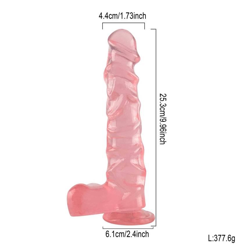 3 Sizes New Large Jelly Dildos with Huge Suction Cup Spiral Stripes G-spot Vaginal Stimulation Female Masturbator Sex Toys for Women Gay - Image 5