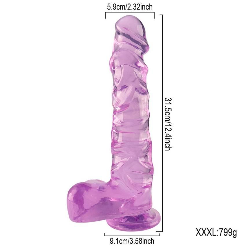 3 Sizes New Large Jelly Dildos with Huge Suction Cup Spiral Stripes G-spot Vaginal Stimulation Female Masturbator Sex Toys for Women Gay - Image 25