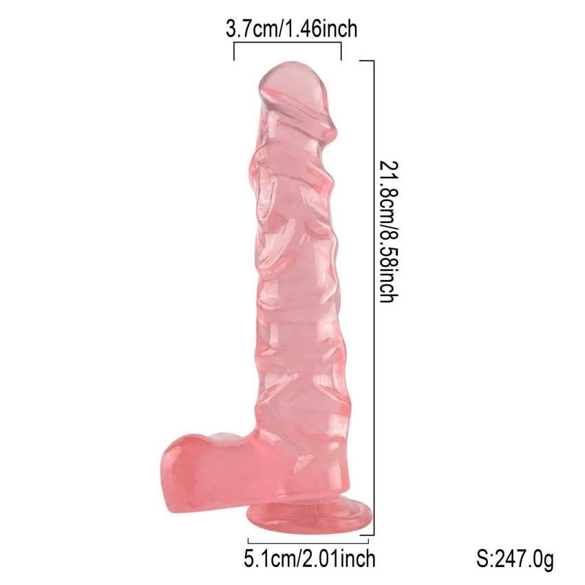 3 Sizes New Large Jelly Dildos with Huge Suction Cup Spiral Stripes G-spot Vaginal Stimulation Female Masturbator Sex Toys for Women Gay - Image 3