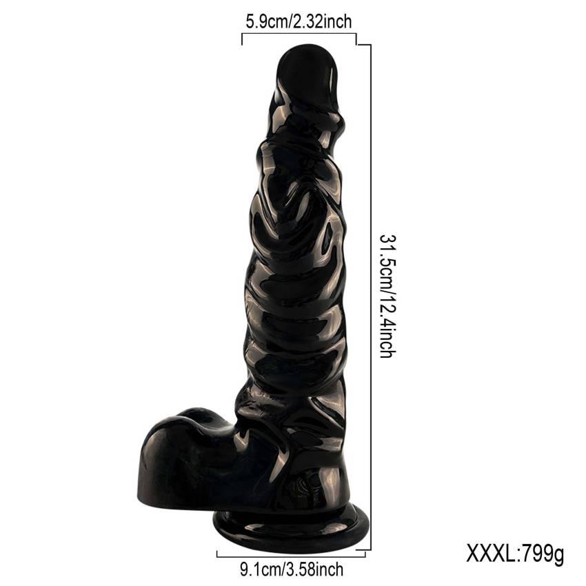 3 Sizes New Large Jelly Dildos with Huge Suction Cup Spiral Stripes G-spot Vaginal Stimulation Female Masturbator Sex Toys for Women Gay - Image 13