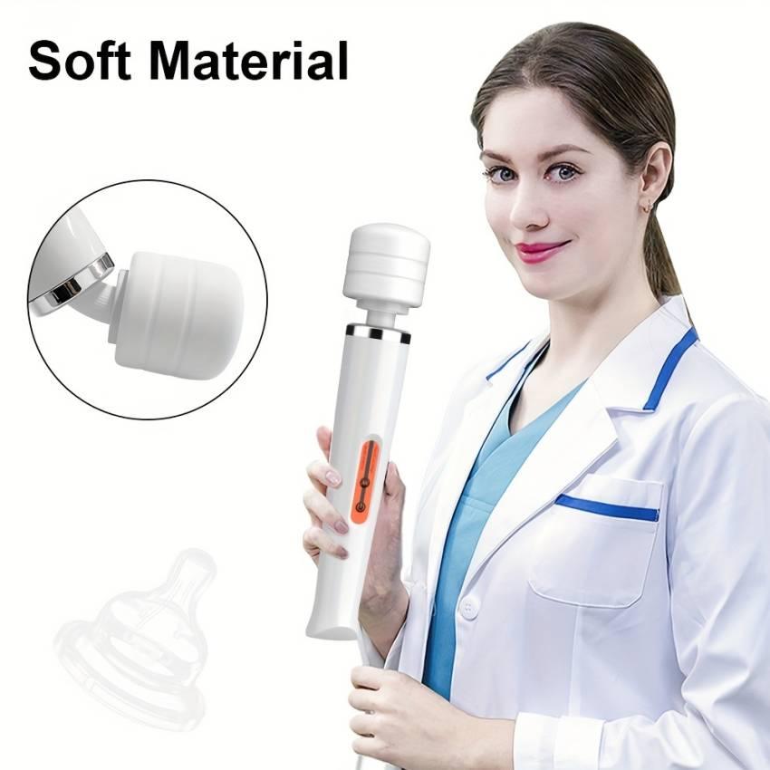 1pc Electroplating AV Stick Female Vibrator Wand Massager, Clit Stimulator Vibrators Dildo for Women's Pleasure - Image 7