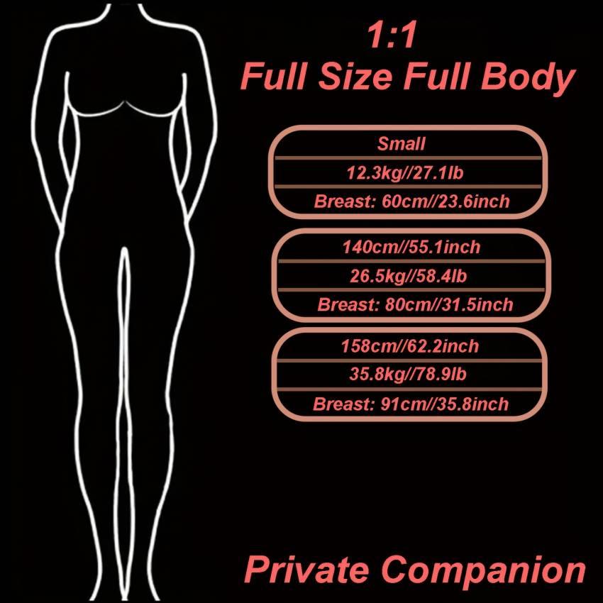 79LB/62.2IN Adult TPE Solid Sex Doll, Love Doll for Male Sexual Pleasure, Realistic Adult Toys, 3D Tight Friction Channel, large Breasts and Elastic Hips, Rotatable Joints Match Multiple Postures, Life Size Sex Dolls, Gift for Nighttime Relaxation - Image 3