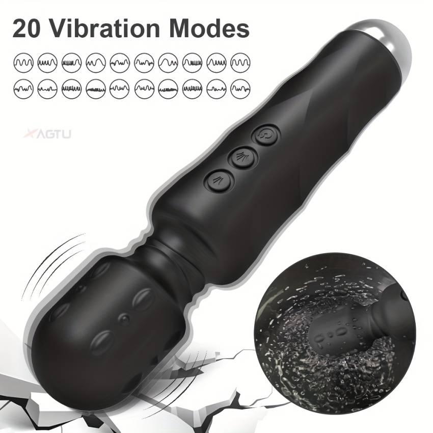 Powerful AV Magic Wand for Women G-spot Clitoris Stimulator Dildo Female Sex Toys Shop for Couple Adults Masturbator Massager, Vibrator sex toys for woman, Erotic toys Adults product, USB charging, penetration vagina vibrator - Image 4