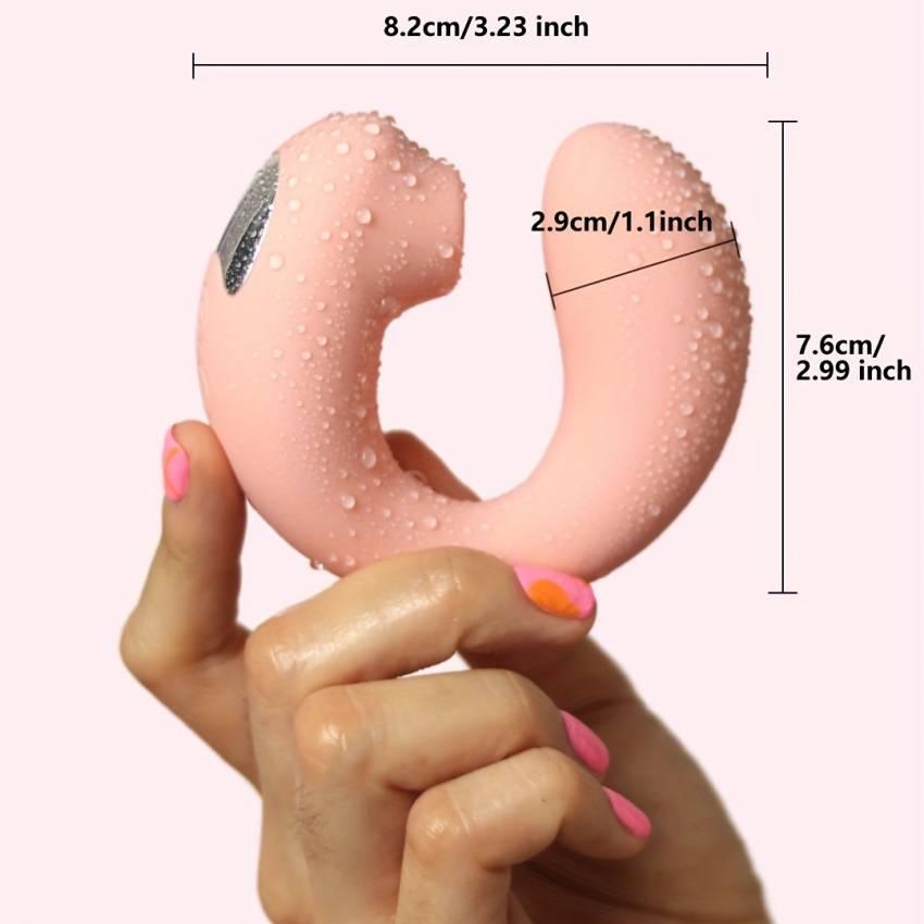 1pc Deluxe Clitoral Licking G Spot Vibrator - Vibrators for Women, 10 Vibration Modes, 3 Frequency Modes, Sucking Female Masturbator, 3.9*3.9inch/100*100mm, Adult Sex Toy for Ultimate Pleasure and Satisfaction - Image 4