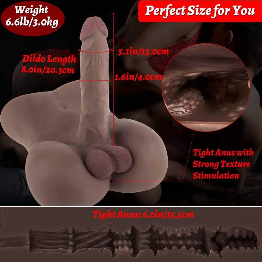 3kg/6.6lbs Lifelike Male Sex Doll - Image 7