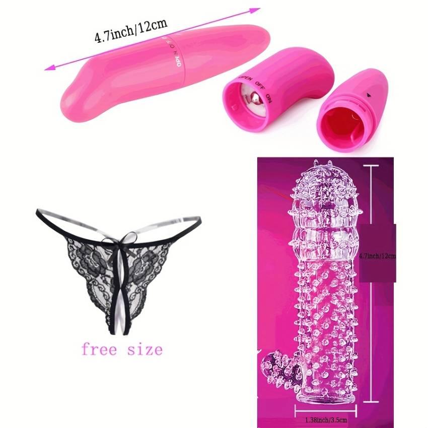 23pcs Sexy Bondage Toys Set - Flirtatious Finger Cots, Cock Rings, Butt Plugs, and Flusher for Adults - Battery-Free, Solid Color, and Perfect for Couples and Solo Play - Image 7