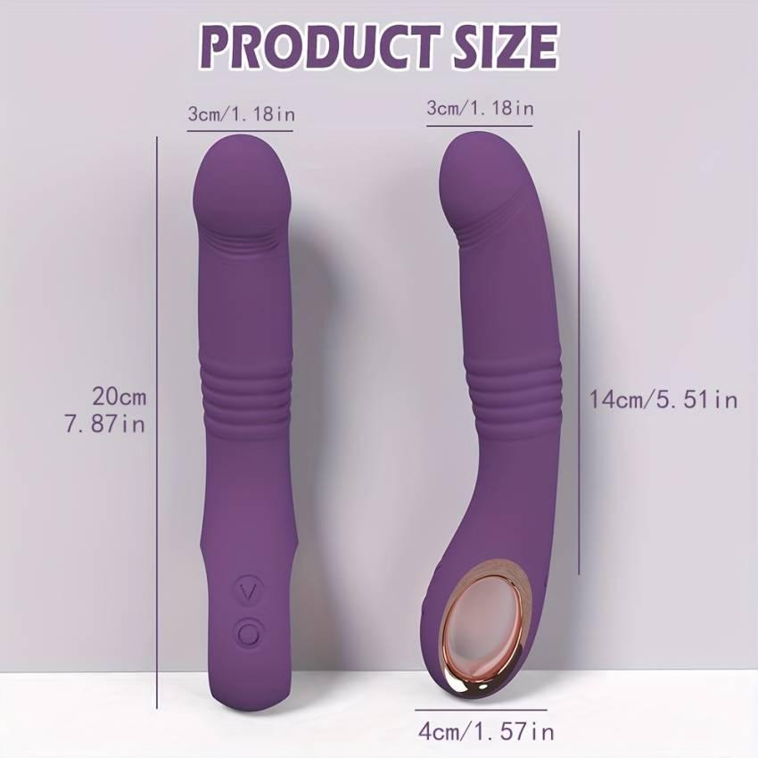 Sensual Bliss Rechargeable Vibrator - 10 Intense Vibration and Stimulation Modes, Ultra-Realistic Silicone Design, Ergonomic Shape for Maximum Pleasure, Suitable for Women and Couples, Whisper-Quiet, Travel-Friendly, and Easy to Clean - Sandfox Brand - Image 4