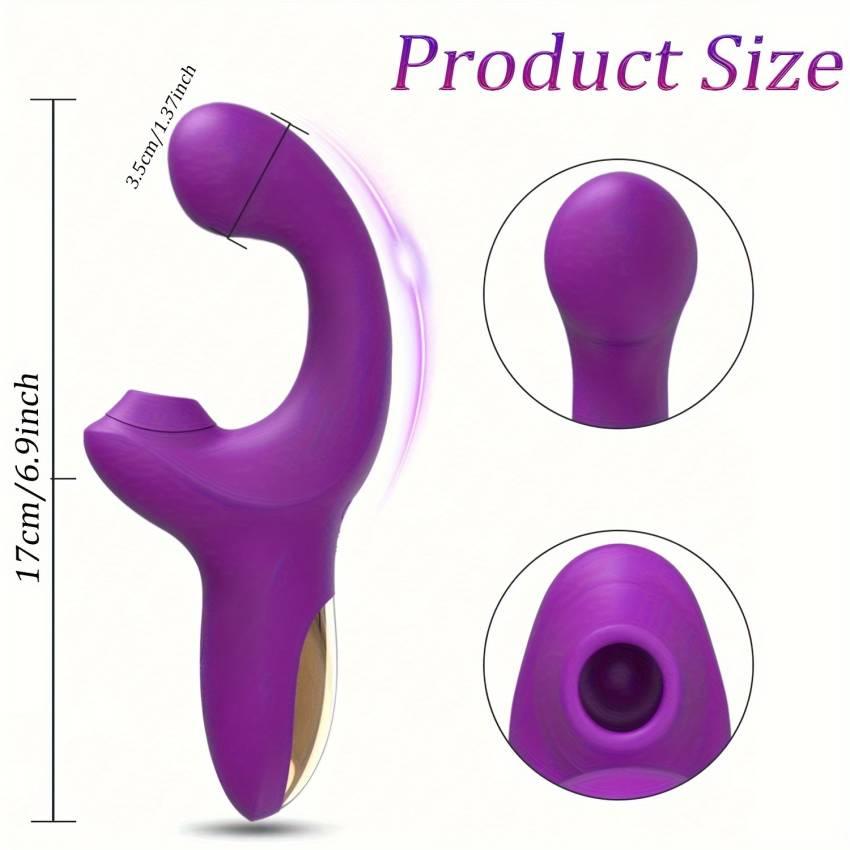 20 Stalls Powerful Clitoral Suction Cup Dildo Vibrator - Female Stimulator with Twisting Finger Simulation, Vacuum, and Multi-Speed Functions - Adult Women Toys for Sexual Wellness and Pleasure - Image 4