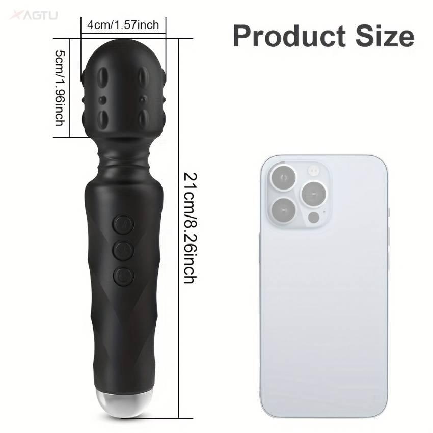 Powerful AV Magic Wand for Women G-spot Clitoris Stimulator Dildo Female Sex Toys Shop for Couple Adults Masturbator Massager, Vibrator sex toys for woman, Erotic toys Adults product, USB charging, penetration vagina vibrator - Image 3