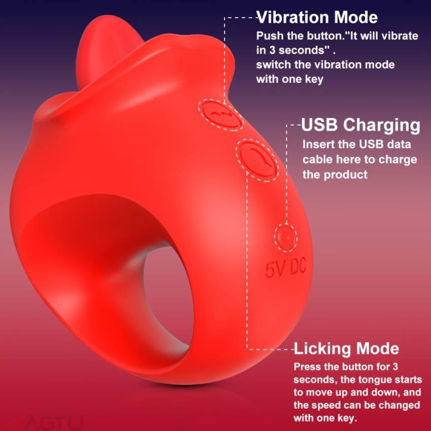 1pc Powerful Swing Sucking Tongue Vibrator For Women Tongue Licking Clitoris Sucker Oral Nipple Stimulator Sex Toys For Female Adults Supplies - Image 3