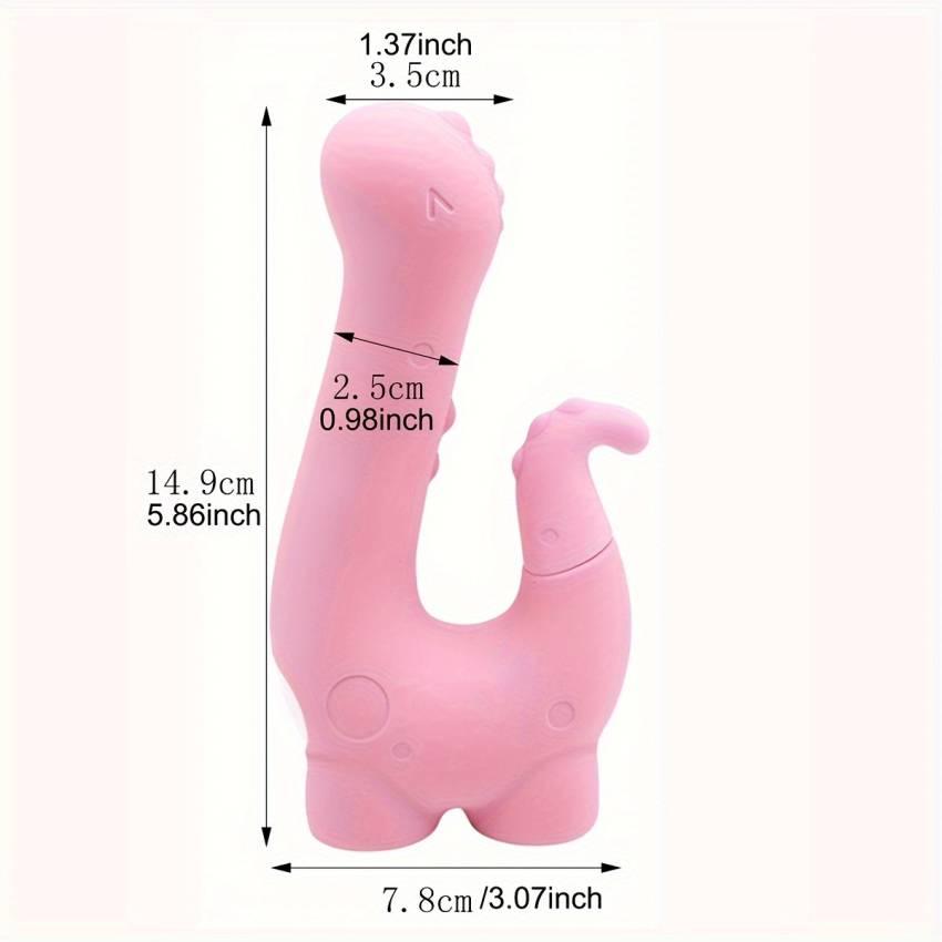 1pc Adorable Dinosaur Vibrator - 5 Sucking Modes, 10 Vibration Settings, Warming Massager for Women - Cute, Intimate, Personal Pleasure Toy - Image 4