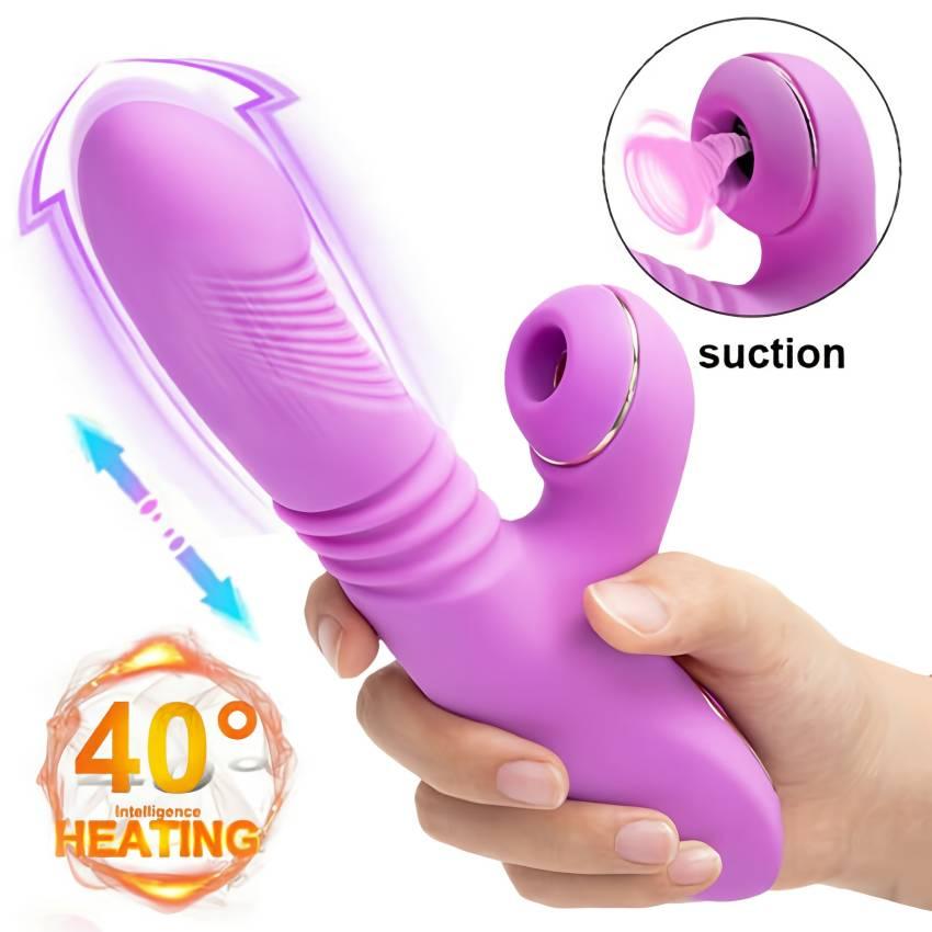 1pc Electric Vibrator for Women, USB Rechargeable with Lithium Battery, 7 Stretching & Suction Modes, Multi-Frequency Gameplay, Curved Insert Massage, Adult Intimate Toy - Image 5