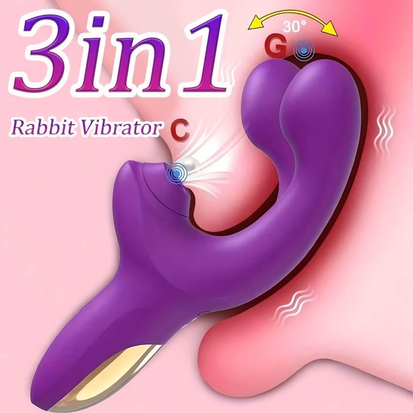 20 Stalls Powerful Clitoral Suction Cup Dildo Vibrator - Female Stimulator with Twisting Finger Simulation, Vacuum, and Multi-Speed Functions - Adult Women Toys for Sexual Wellness and Pleasure