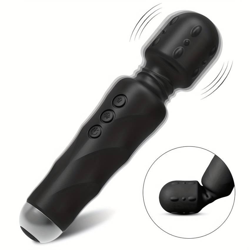 Powerful AV Magic Wand for Women G-spot Clitoris Stimulator Dildo Female Sex Toys Shop for Couple Adults Masturbator Massager, Vibrator sex toys for woman, Erotic toys Adults product, USB charging, penetration vagina vibrator - Image 6