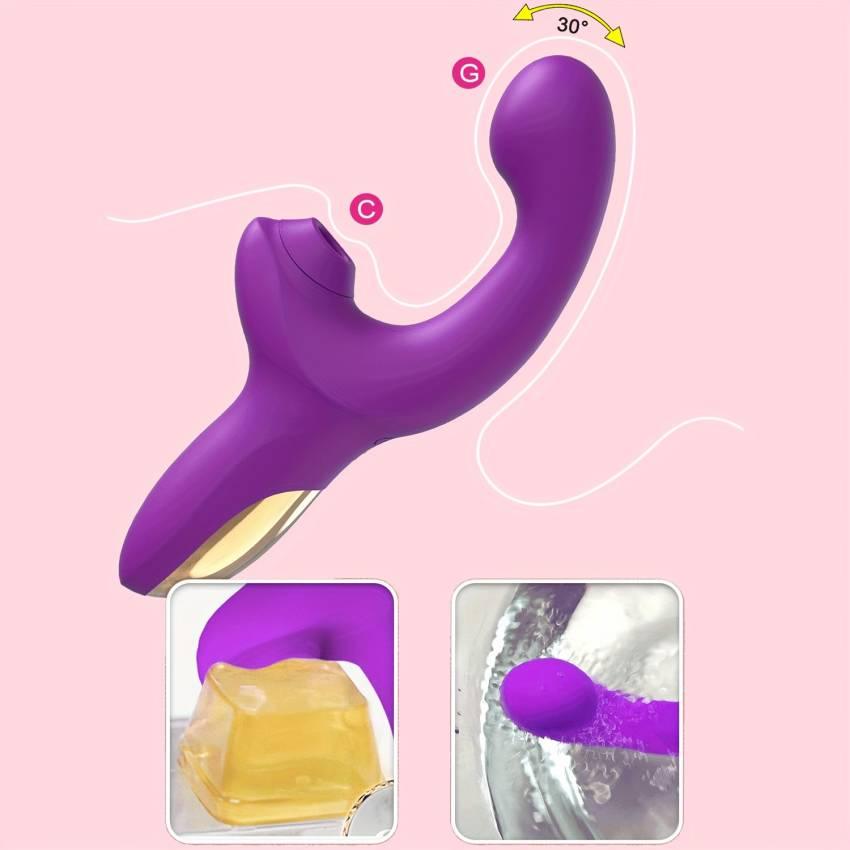 20 Stalls Powerful Clitoral Suction Cup Dildo Vibrator - Female Stimulator with Twisting Finger Simulation, Vacuum, and Multi-Speed Functions - Adult Women Toys for Sexual Wellness and Pleasure - Image 9