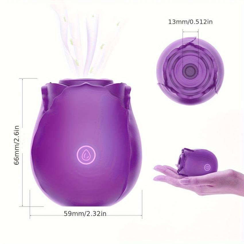 There are American appearance patents and practical patents underwritten by the whole network, new classic rose vibrator adult products, women's sex toys, suction and blowing sex products, stimulation of the clitoris, nipples, 10 vibration modes, magnetic charging, novel shape, super high quality - Image 4