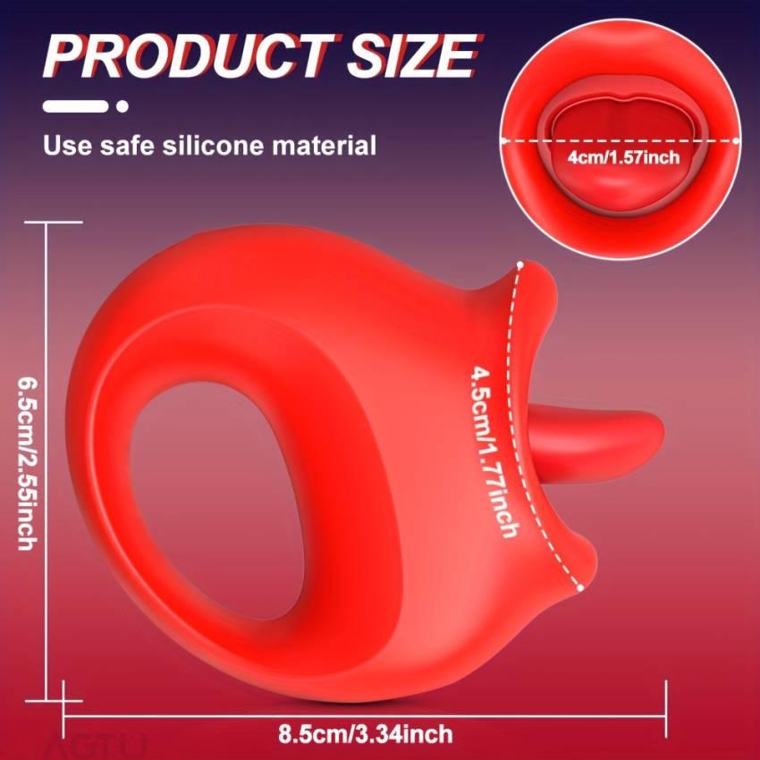 1pc Powerful Swing Sucking Tongue Vibrator For Women Tongue Licking Clitoris Sucker Oral Nipple Stimulator Sex Toys For Female Adults Supplies