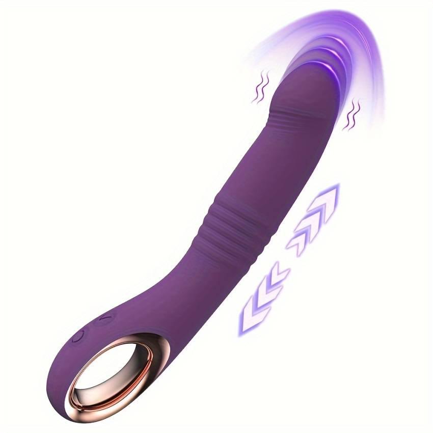 Sensual Bliss Rechargeable Vibrator - 10 Intense Vibration and Stimulation Modes, Ultra-Realistic Silicone Design, Ergonomic Shape for Maximum Pleasure, Suitable for Women and Couples, Whisper-Quiet, Travel-Friendly, and Easy to Clean - Sandfox Brand - Image 2