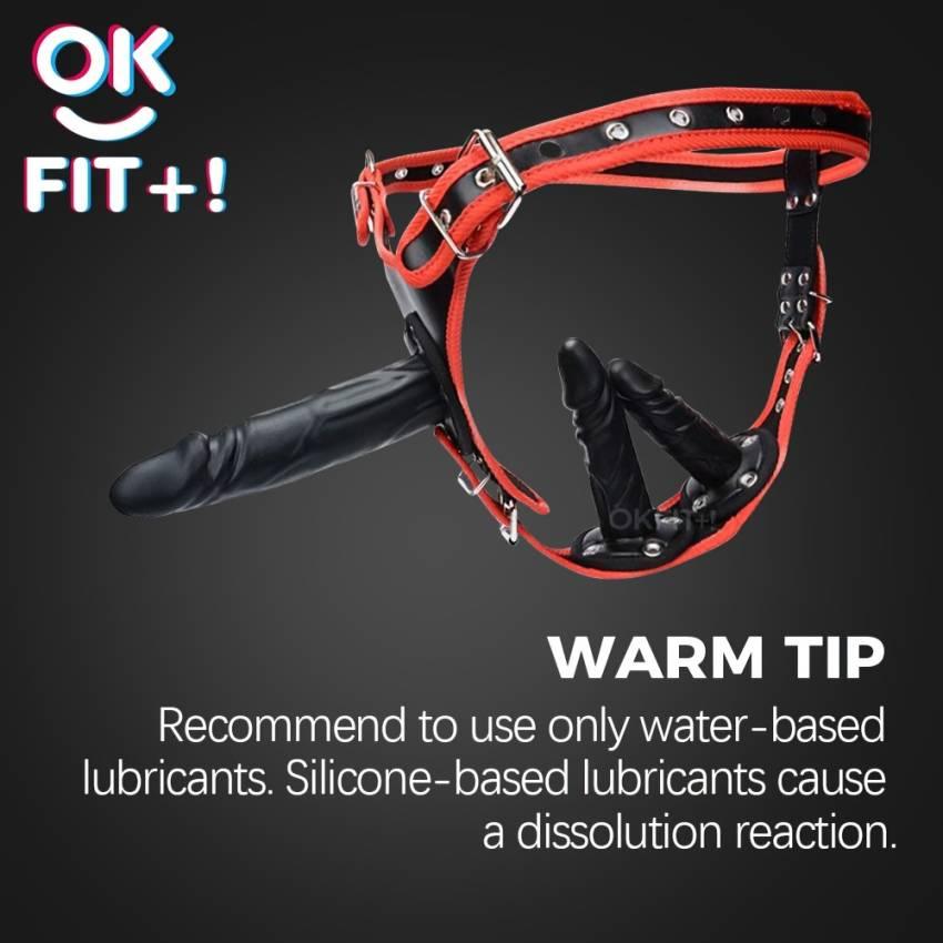 Set, Strap-on Dildo With Harness Belt, 3 Removable Silicone Dildos, Adult Sex Toys For Men Women Couples Gay G Spot - Image 8