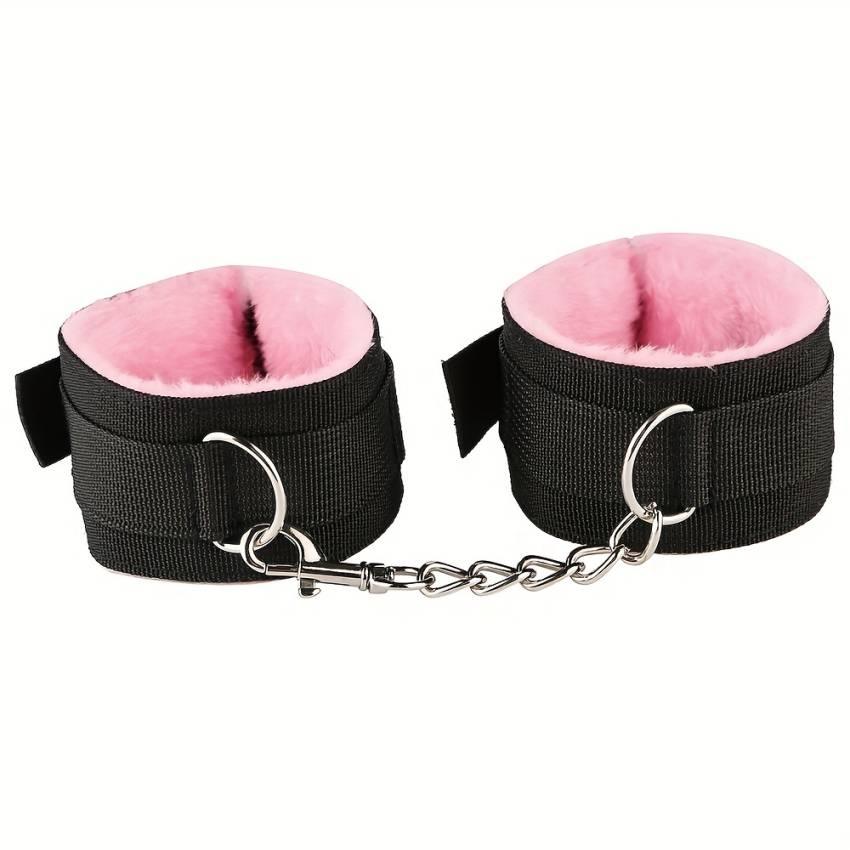 1pc Stainless Steel BDSM Bondage Set - Adjustable Extendable Spreader Pole, Handcuffs, Ankle Cuffs, and Restraints for Couples - Fetish Sex Toys for Adults, Role-Playing and Intimate Games - Image 9