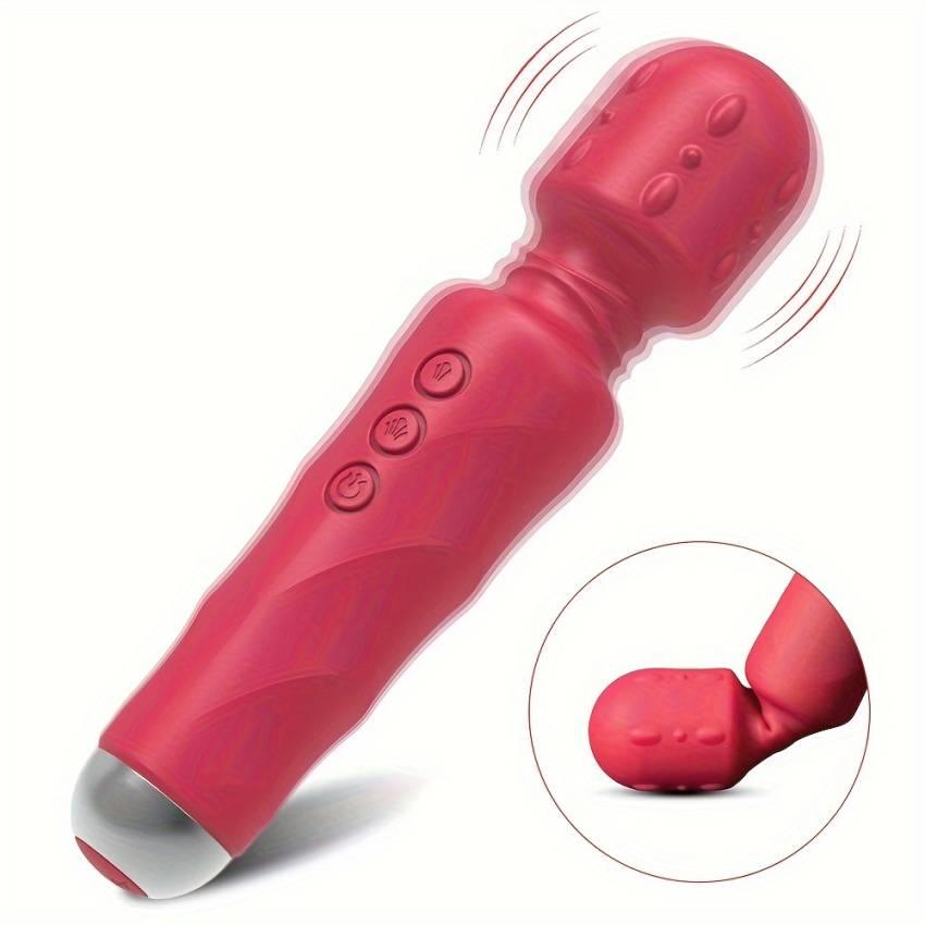 Powerful AV Magic Wand for Women G-spot Clitoris Stimulator Dildo Female Sex Toys Shop for Couple Adults Masturbator Massager, Vibrator sex toys for woman, Erotic toys Adults product, USB charging, penetration vagina vibrator - Image 8