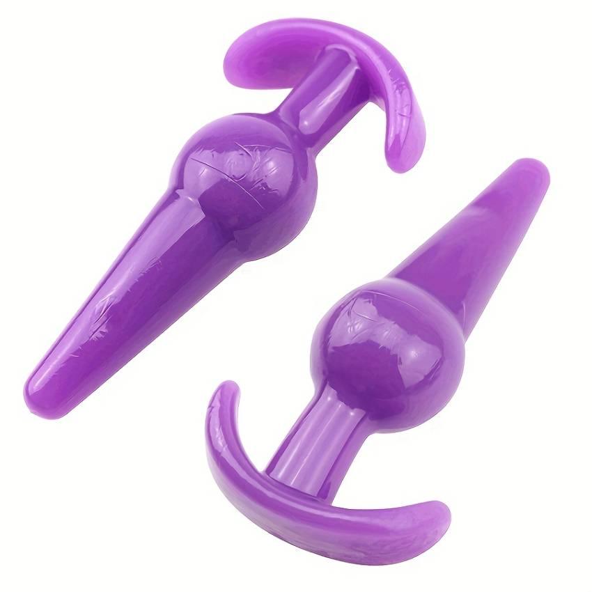 23pcs Sexy Bondage Toys Set - Flirtatious Finger Cots, Cock Rings, Butt Plugs, and Flusher for Adults - Battery-Free, Solid Color, and Perfect for Couples and Solo Play - Image 5