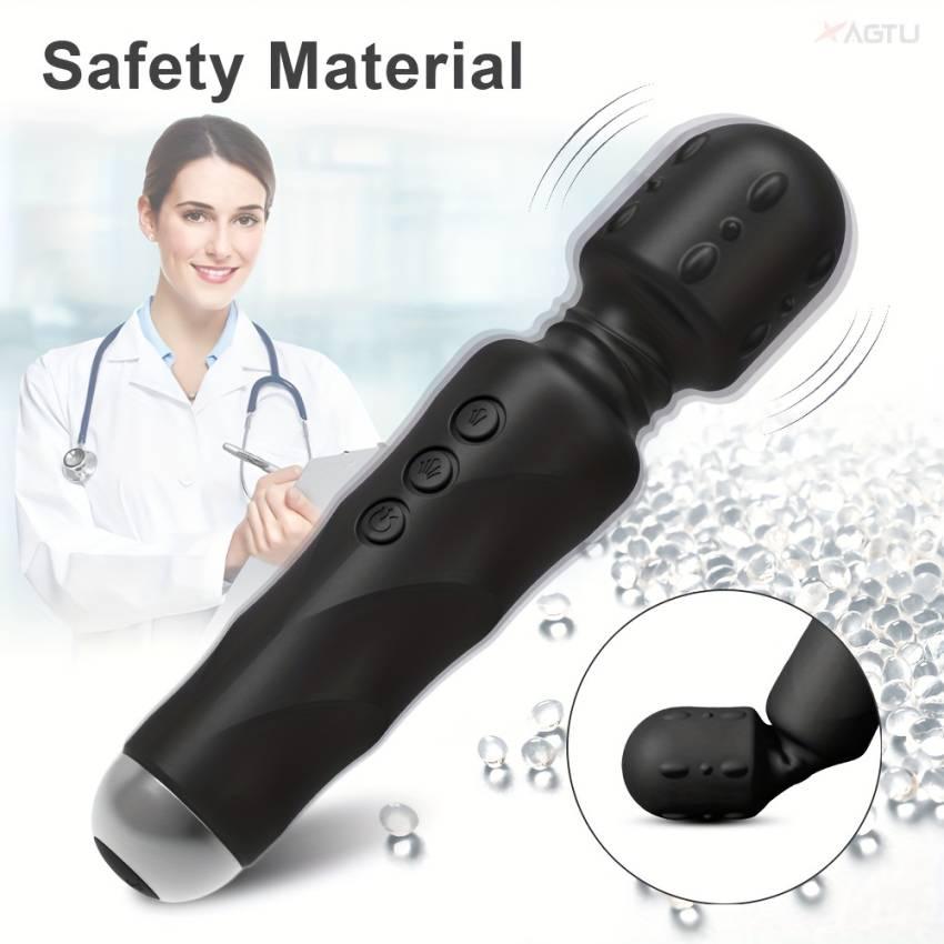 Powerful AV Magic Wand for Women G-spot Clitoris Stimulator Dildo Female Sex Toys Shop for Couple Adults Masturbator Massager, Vibrator sex toys for woman, Erotic toys Adults product, USB charging, penetration vagina vibrator - Image 5